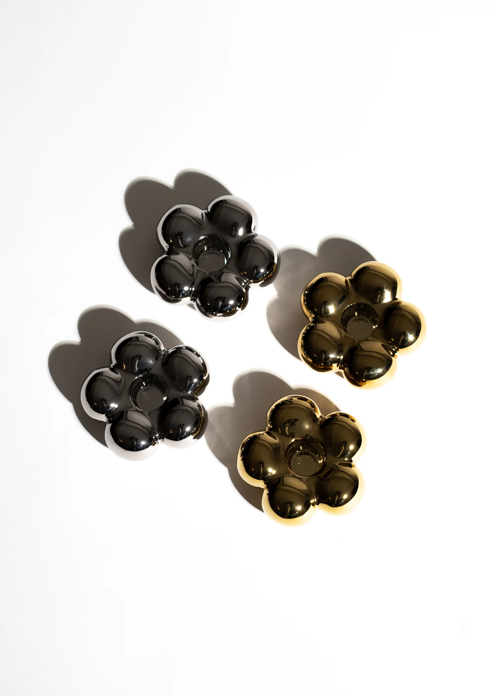 CERAMIC BUBBLE HOLDER | SILVER